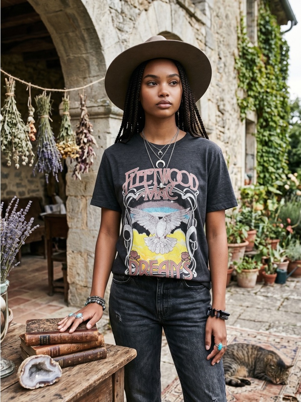 Fleetwood Mac Black 'Dreams' Graphic Tee - Women's Short Sleeve